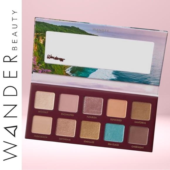 NWOB Wander Beauty Wanderess Escape 10 Shade Eyeshadow Makeup Palette - Picture 1 of 11